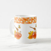 ハニービーハートマグ コーヒーマグカップ (正面左)