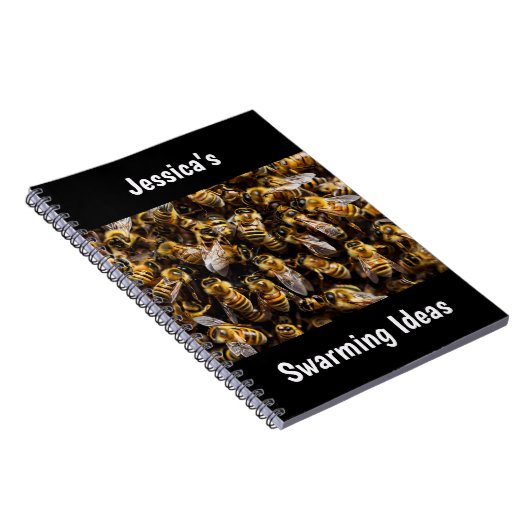 ハニービーパーソナライズされた ノートブック (右側)