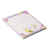 ハニービーパープル ノートパッド (アングル)