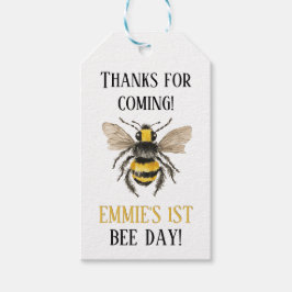 ハニービーファースト誕生日ギフトラベル ギフトタグ