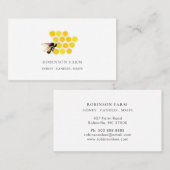 ハニービーファームのロゴ名刺 名刺 (正面/裏面)