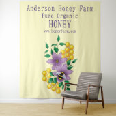 ハニービーファームイエローラベンダー タペストリー (インサイチュ)