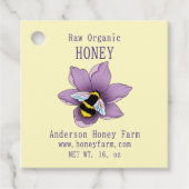 ハニービーファームイエローラベンダー フェイバータグ (正面)