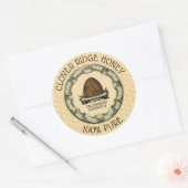 ハニービーファームビーキーパーラベル ラウンドシール (封筒)