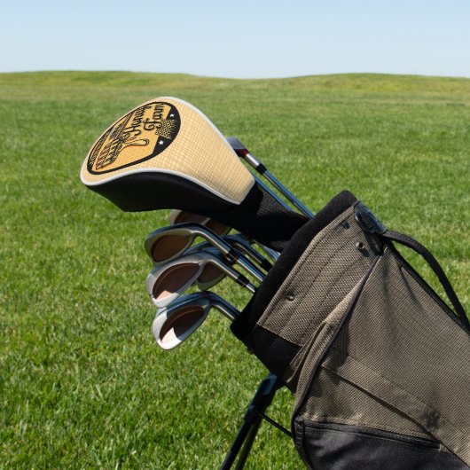 ハニービーファーム名パーソナライズされたスイートビーハイブ ゴルフヘッドカバー (インサイチュ)