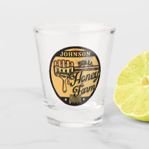 ハニービーファーム名パーソナライズされたスイートビーハイブ