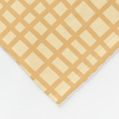 ハニービーファーム名パーソナライズされたスイートビーハイブ フリースブランケット (角)