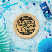 ハニービーファーム名パーソナライズされたスイートビーハイブ ペーパープレート (パーティー)