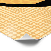 ハニービーファーム名パーソナライズされたスイートビーハイブ ポスター (コーナー)