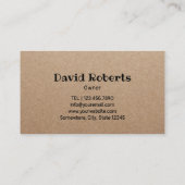 ハニービーファーム養蜂家養蜂ク素朴ラフト 名刺 (裏面)