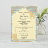 ハニービーフェイクグリッター結婚ズ 招待状 (スタンド正面)