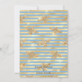 ハニービーフェイクグリッター結婚ズ 招待状 (裏面)