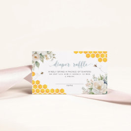 ハニービーフローラおむつラッフル エンクロージャーカード