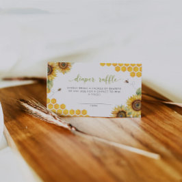 ハニービーフローラおむつラッフル エンクロージャーカード