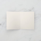 ハニービーフローラウォンド赤ちゃんシャワー サンキューカード (内部)