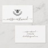 ハニービーフローラスクリップ署名呼出しカード コーリングカード (正面/裏面)