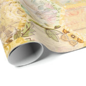 ハニービーフローラハニカムビーハイブ ラッピングペーパー (ロールコーナー)