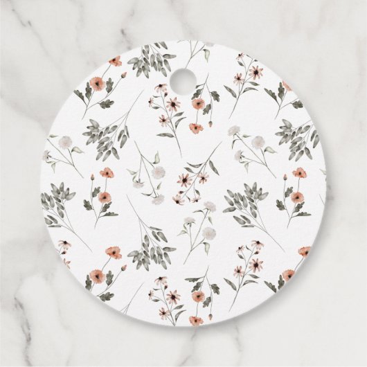 ハニービーフローラベビーシャワー フェイバータグ (裏面)