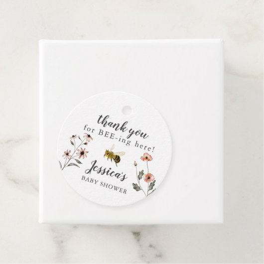 ハニービーフローラベビーシャワー フェイバータグ (インサイチュ)