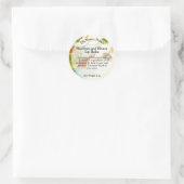 ハニービーフローラリップバーム錫ラベル ラウンドシール (バッグ)