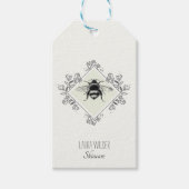 ハニービーフローラロゴスキンケア製品 ギフトタグ (正面)