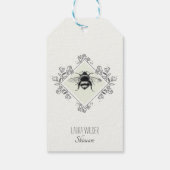 ハニービーフローラロゴスキンケア製品 ギフトタグ (裏面)