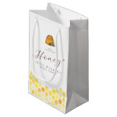 ハニービーブライダルシャワースモール抱き枕 スモールペーパーバッグ (正面アングル)