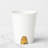 ハニービーブライダルシャワー紙カップ 紙コップ (裏面)