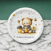 ハニービーベアーバースデーパーティー ペーパープレート