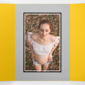 ハニービーベイビーシャワースイート 三つ折り招待状 (内部中)