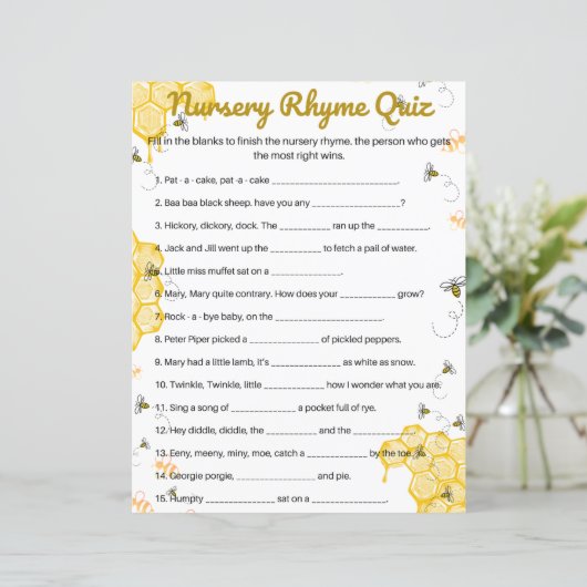 ハニービーベイビーシャワー子供部屋ライムズゲーム (スタンド正面)