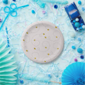 ハニービーベビーシャワーピンク ペーパープレート (パーティー)