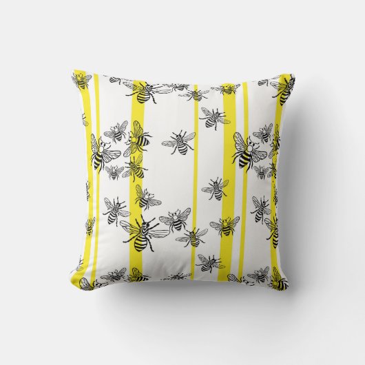 ハニービーベビーブランケット クッション (正面)