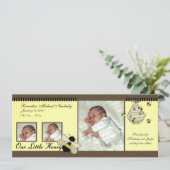 ハニービーベビー誕生のお知らせ 案内状 (スタンド正面)