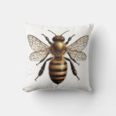 ハニービーボタニカル自然インスパイアアート クッション (正面)