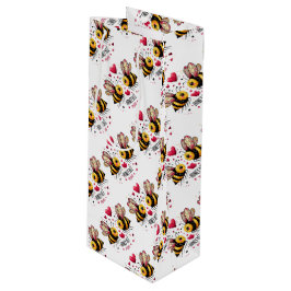 ハニービーマイニングハニービーバレンタイン ワインギフトバッグ