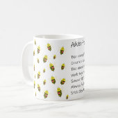 ハニービーマグのアドバイス コーヒーマグカップ (正面左)