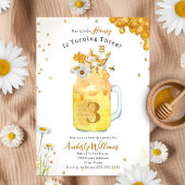 ハニービーミルクシェイクフローラ誕生日招待状 招待状