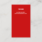 ハニービーモダンミニマリスト 名刺 (裏面)