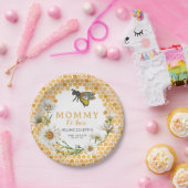 ハニービーモンミビーベイビーシャワー紙プレート | ペーパープレート (パーティー)
