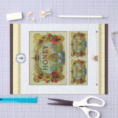 ハニービーラベル 薄葉紙 (クラフト)