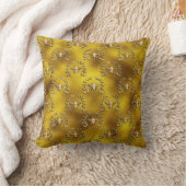 ハニービーリース(フェイク金ゴールド) クッション (ブランケット)