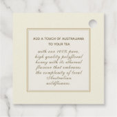 ハニービーレーベルイエロービーキーパーアピラつるラベル フェイバータグ (裏面)