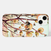 ハニービーヴィンテージイラストレーション Case-Mate iPhoneケース (裏面 (横))