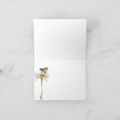 ハニービー両親ビー赤ちゃんシャワーありがとう車 サンキューカード (内部)