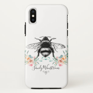 ハニービー及びフローラ名前をカスタムする iPhone X ケース