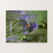 ハニービー及び(昆虫)マルハナバチ写真フローラ ジグソーパズル (横)