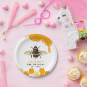 ハニービー子供の誕生日パーティー ペーパープレート (パーティー)