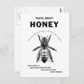 ハニービー広告ヴィンテージ ポストカード (正面/裏面)