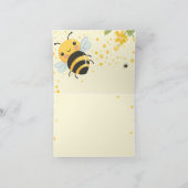ハニービー折り畳みサンキューカード サンキューカード (内部)